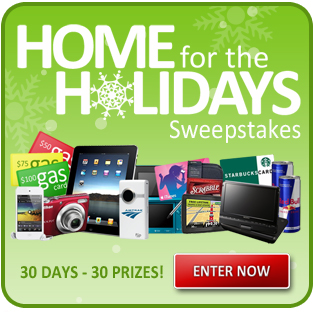 Home for the Holidays Sweepstakes